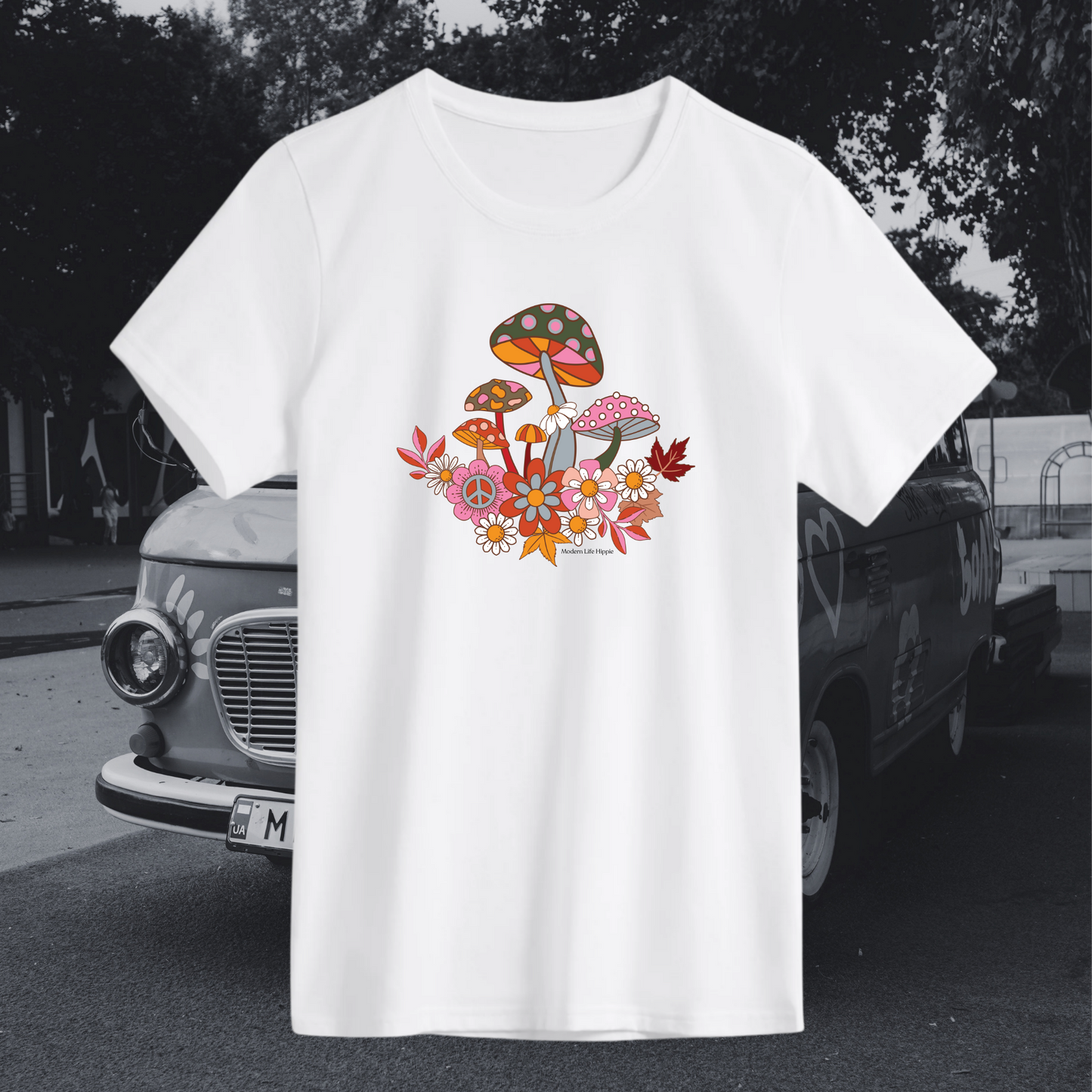 Groovy Garden Shroom Women's Shirt | Made in Tahoe Collection
