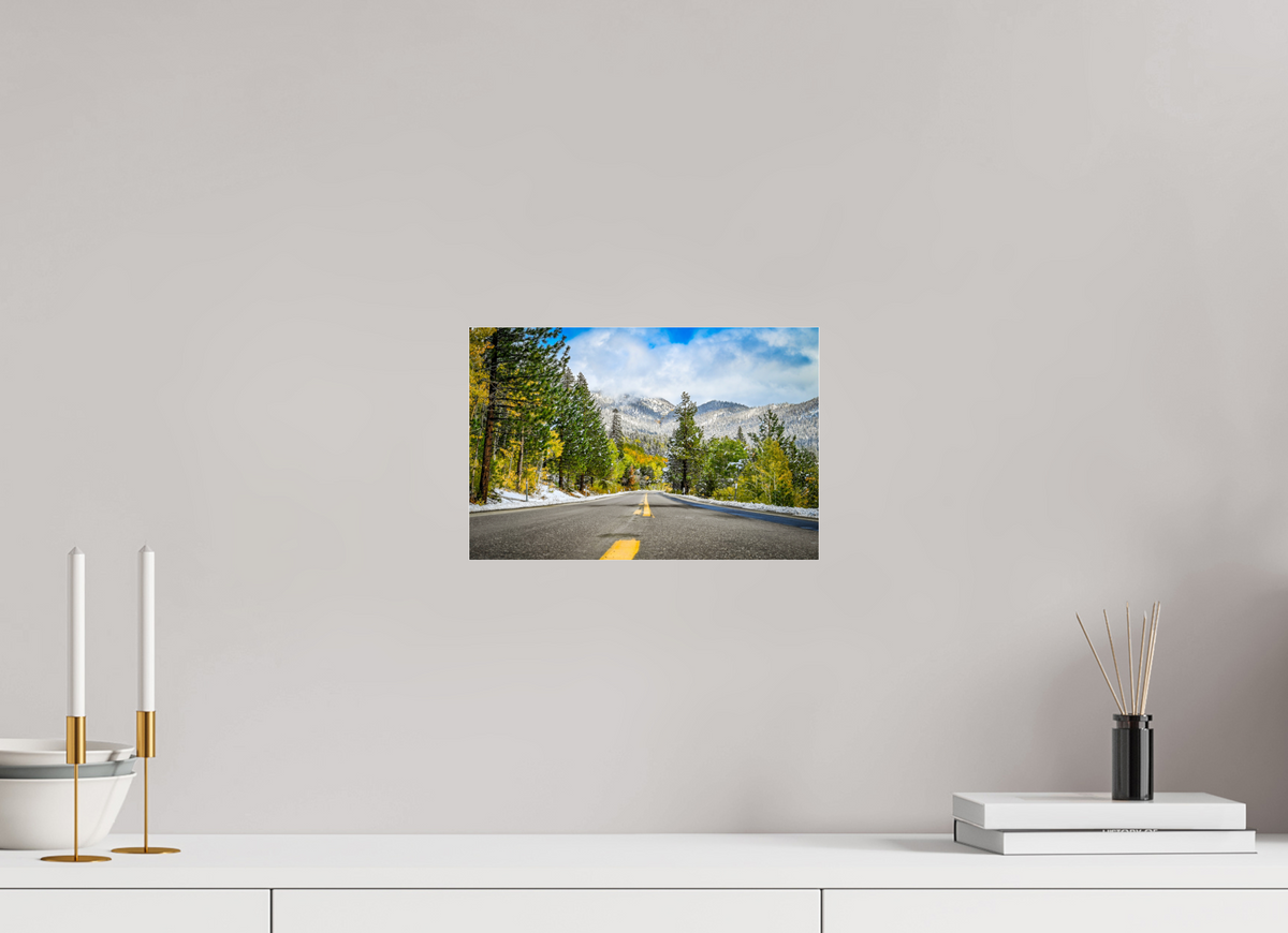 12 x 8″, Photo Print Under Acrylic Glass Where Autumn Meets Winter