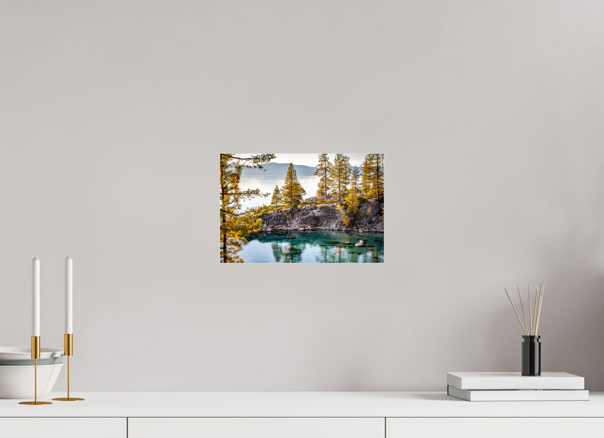 12 x 8″, Photo Print Under Acrylic Glass Tahoe Stillness