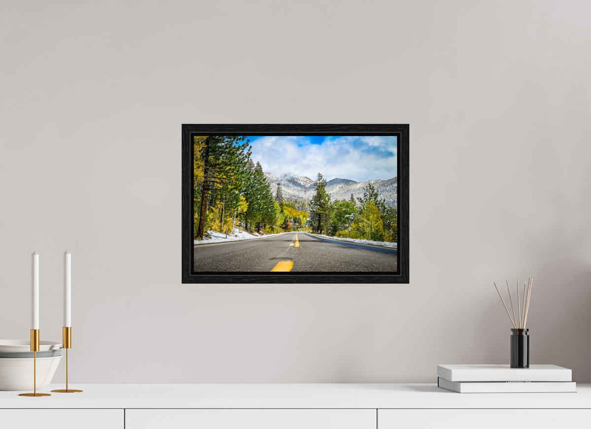 15 x 10″, Floater Frame Where Autumn Meets Winter
