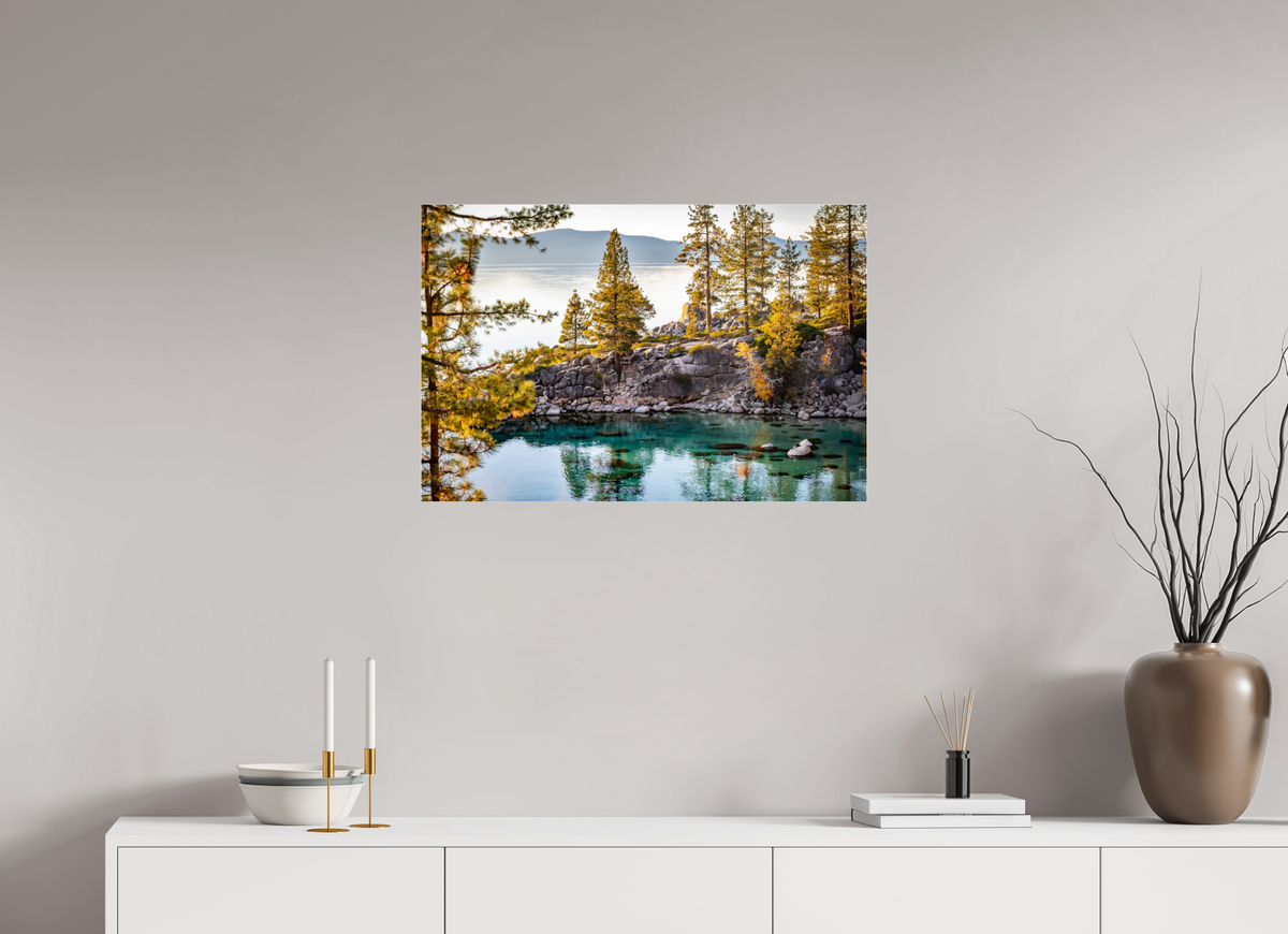 30 x 20″, Photo Print Under Acrylic Glass Tahoe Stillness