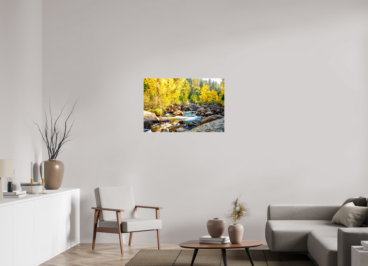 36 x 24″, Photo Print Under Acrylic Glass Golden Current