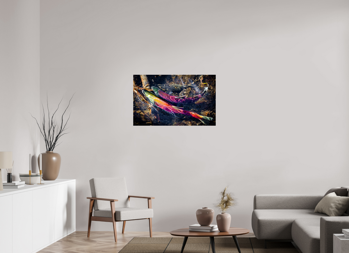 38.9 x 24″, Photo Print On Fuji Crystal DP II Kokanee Run at Taylor Creek