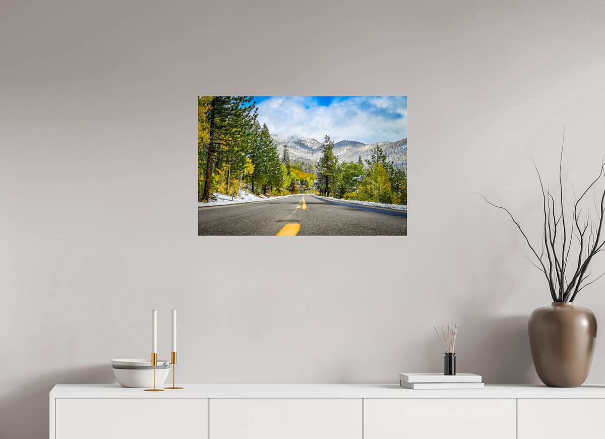 30 x 20″, Photo Print Under Acrylic Glass Where Autumn Meets Winter