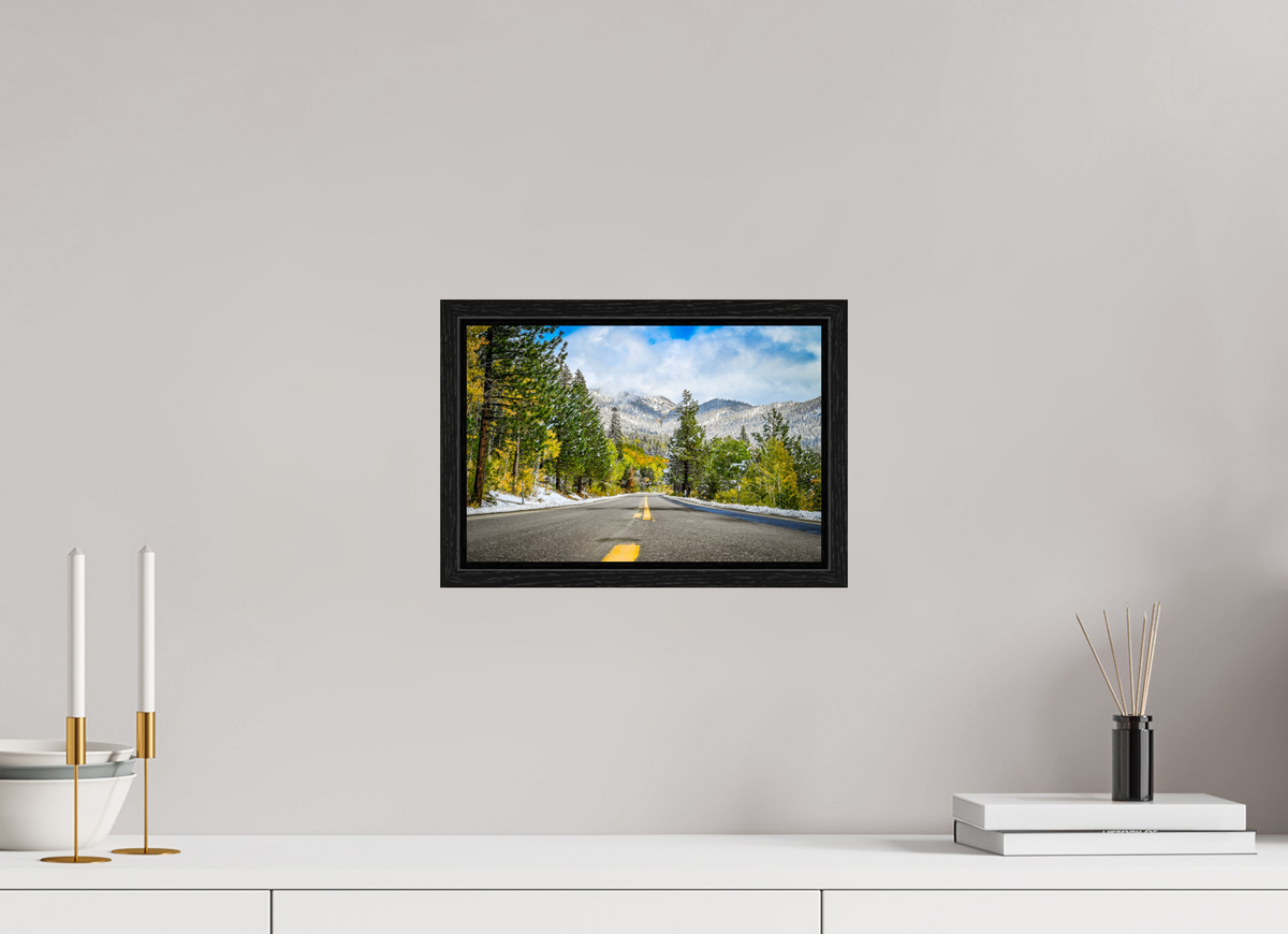 12 x 8″, Floater Frame Where Autumn Meets Winter