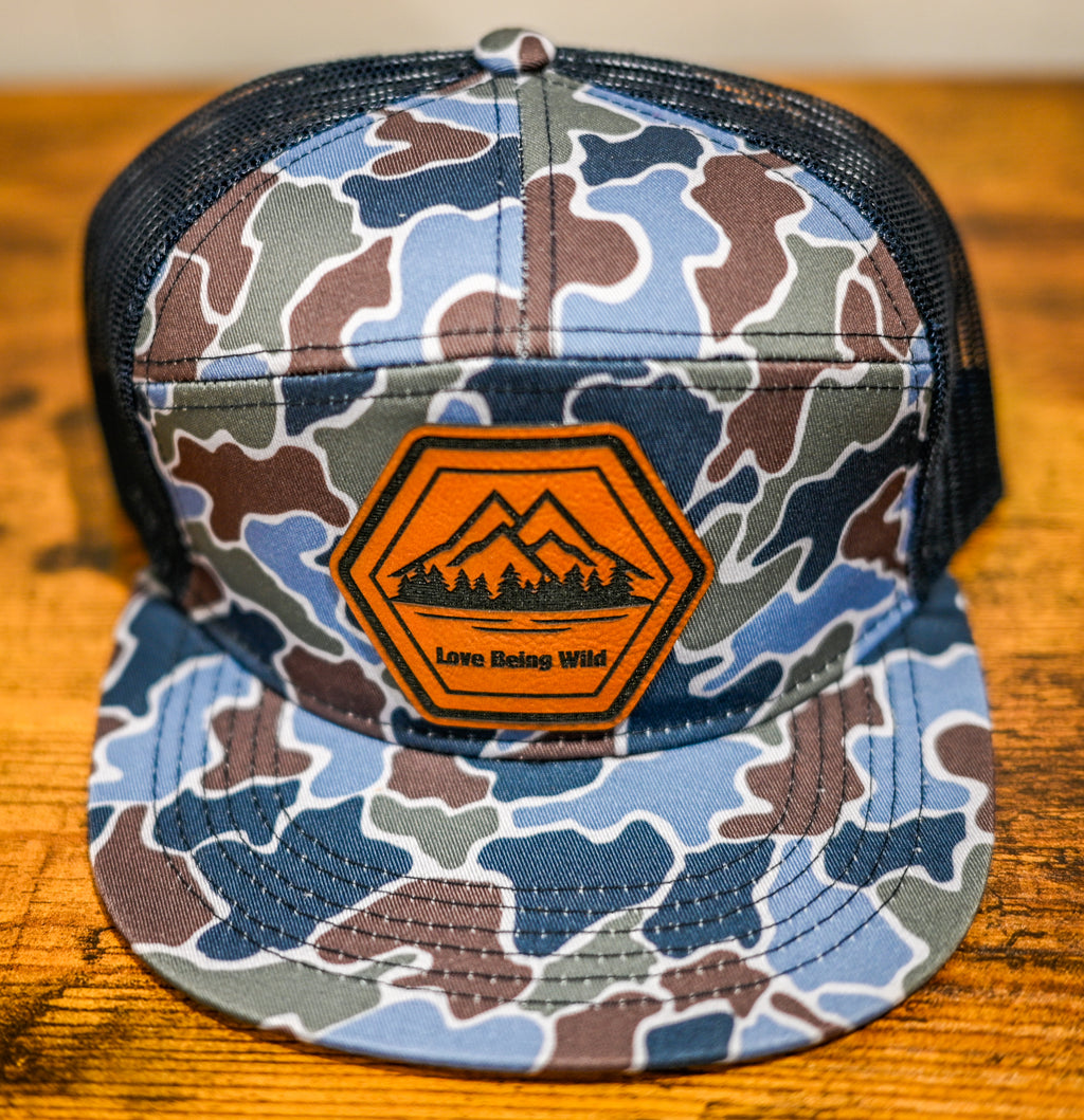 Blue Camo Nature Hat