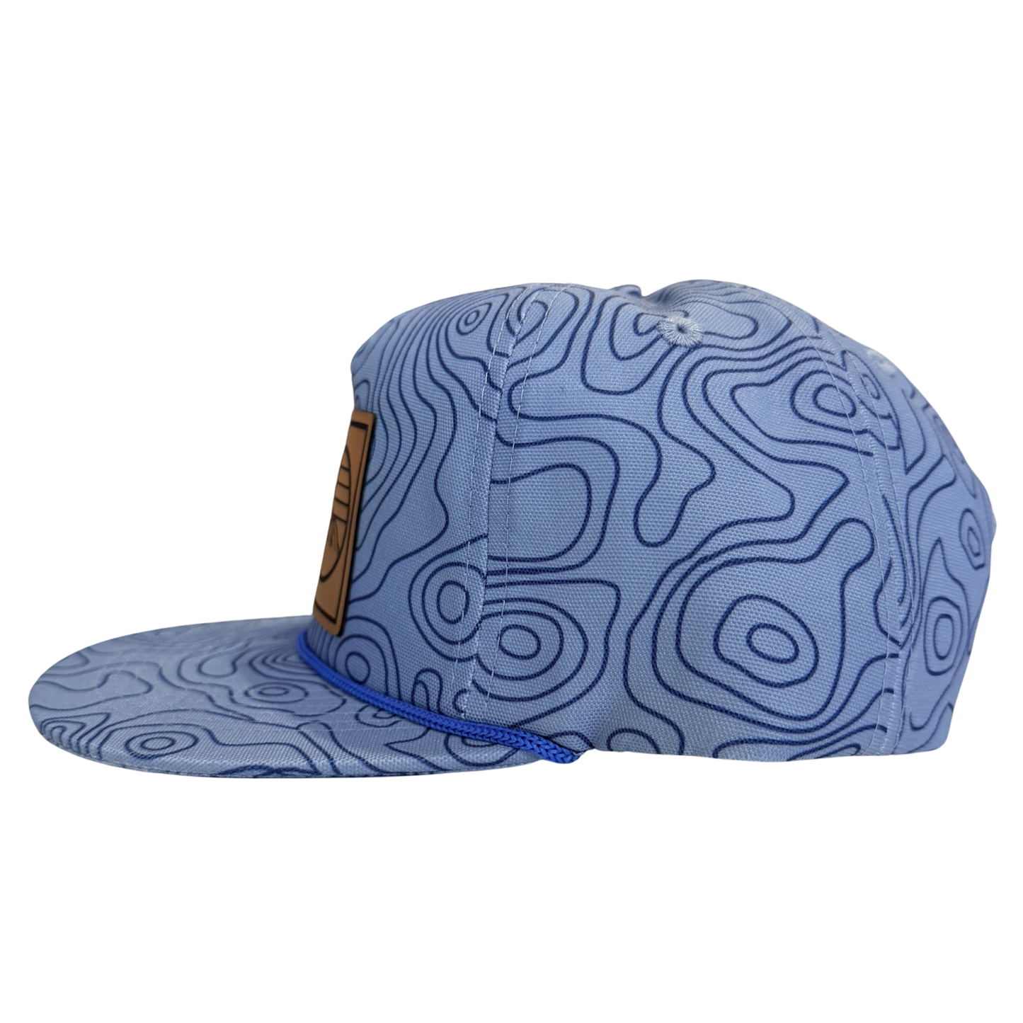 Blue Topography Adventure Hat | Made in Tahoe Collection