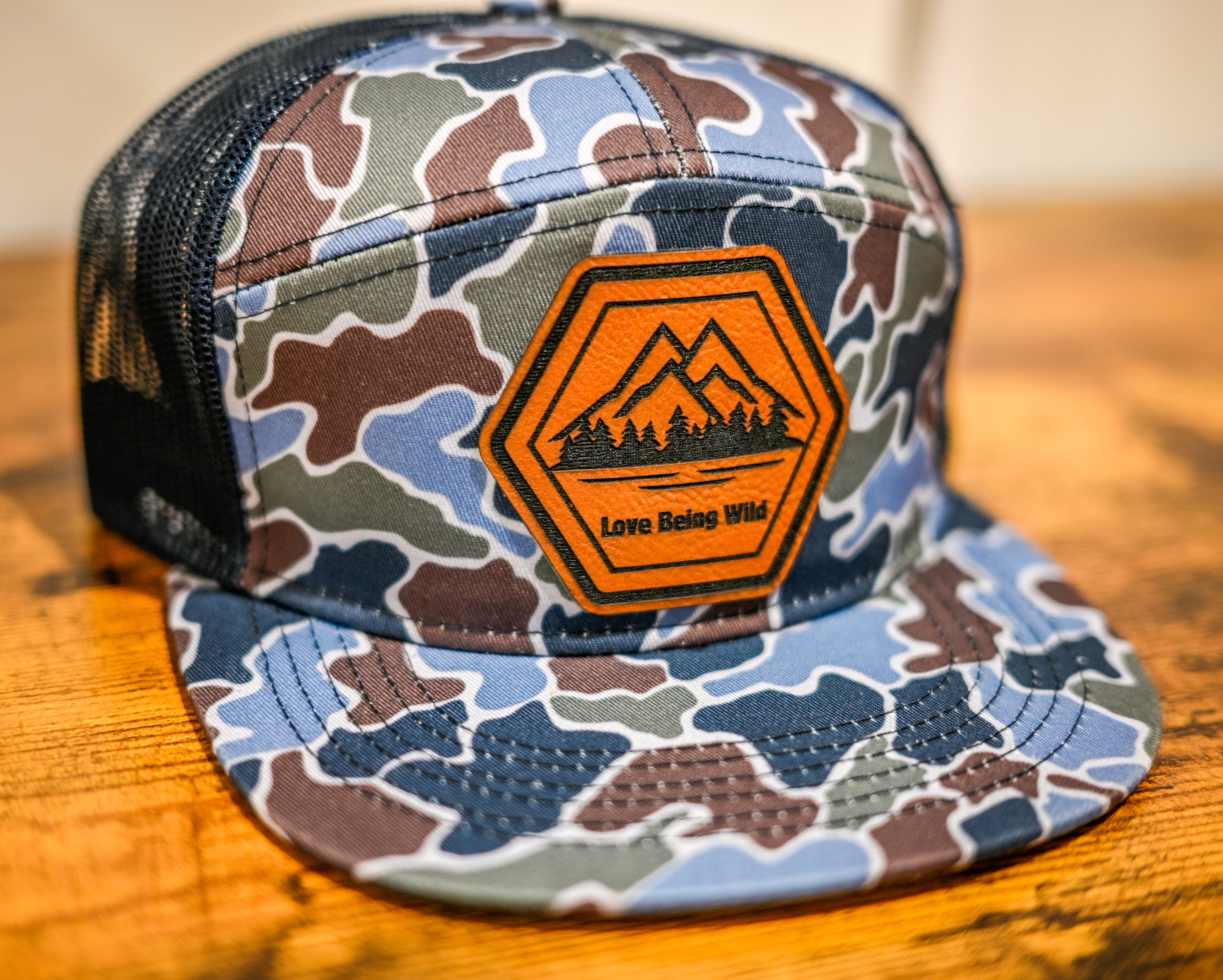 Blue Camo Nature Hat