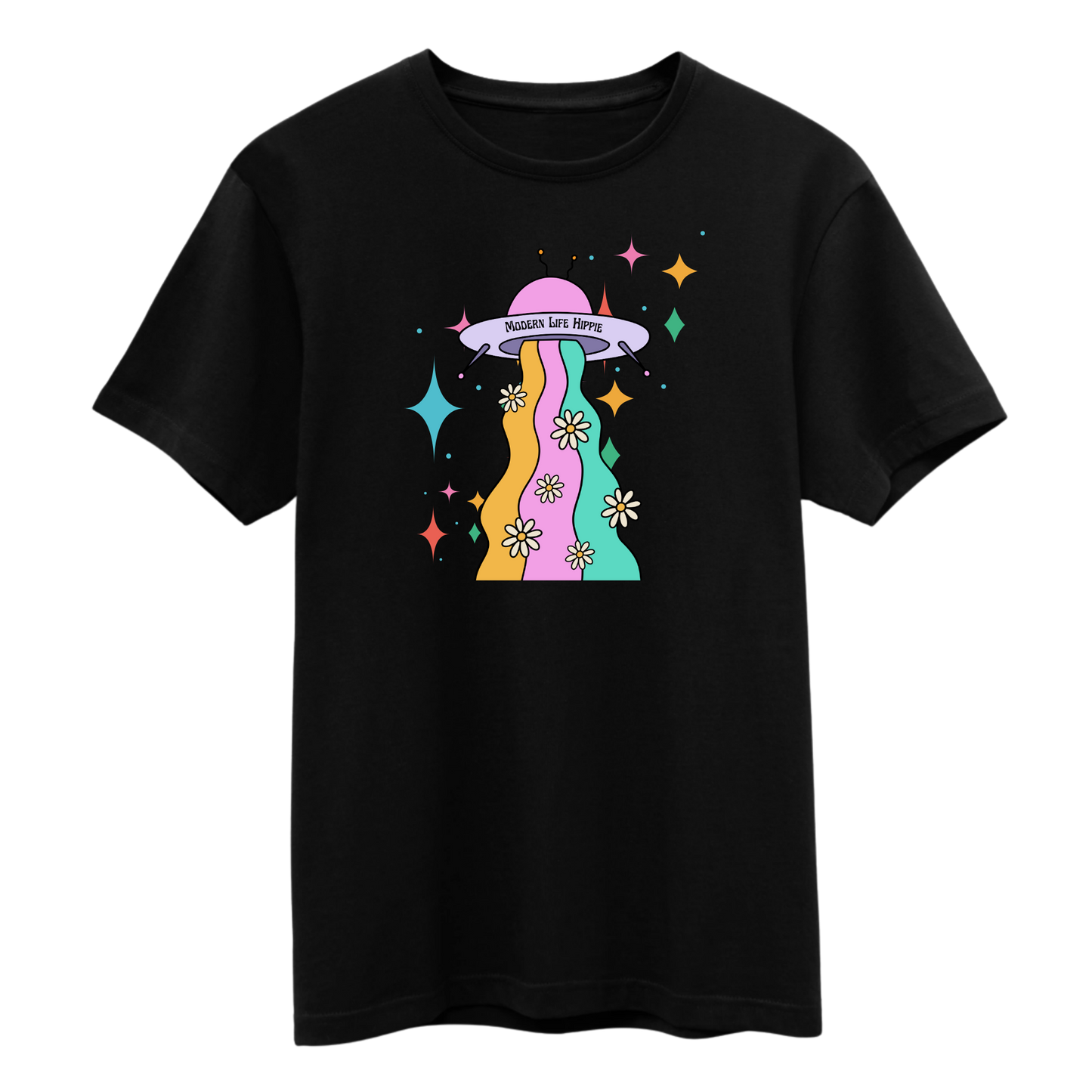 Cosmic Hippie UFO T-shirt | Made in Tahoe Collection