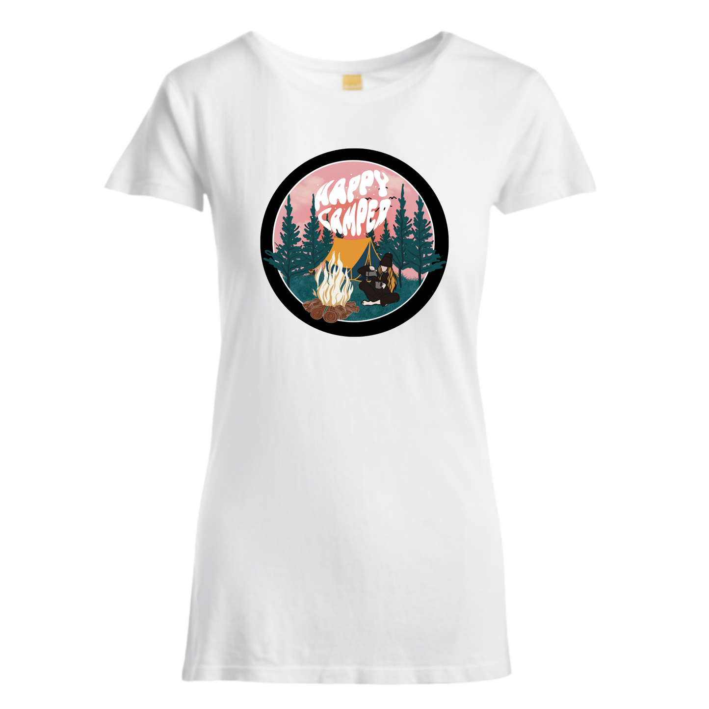 Happy Camper Women’s Shirt | Made in Tahoe Collection
