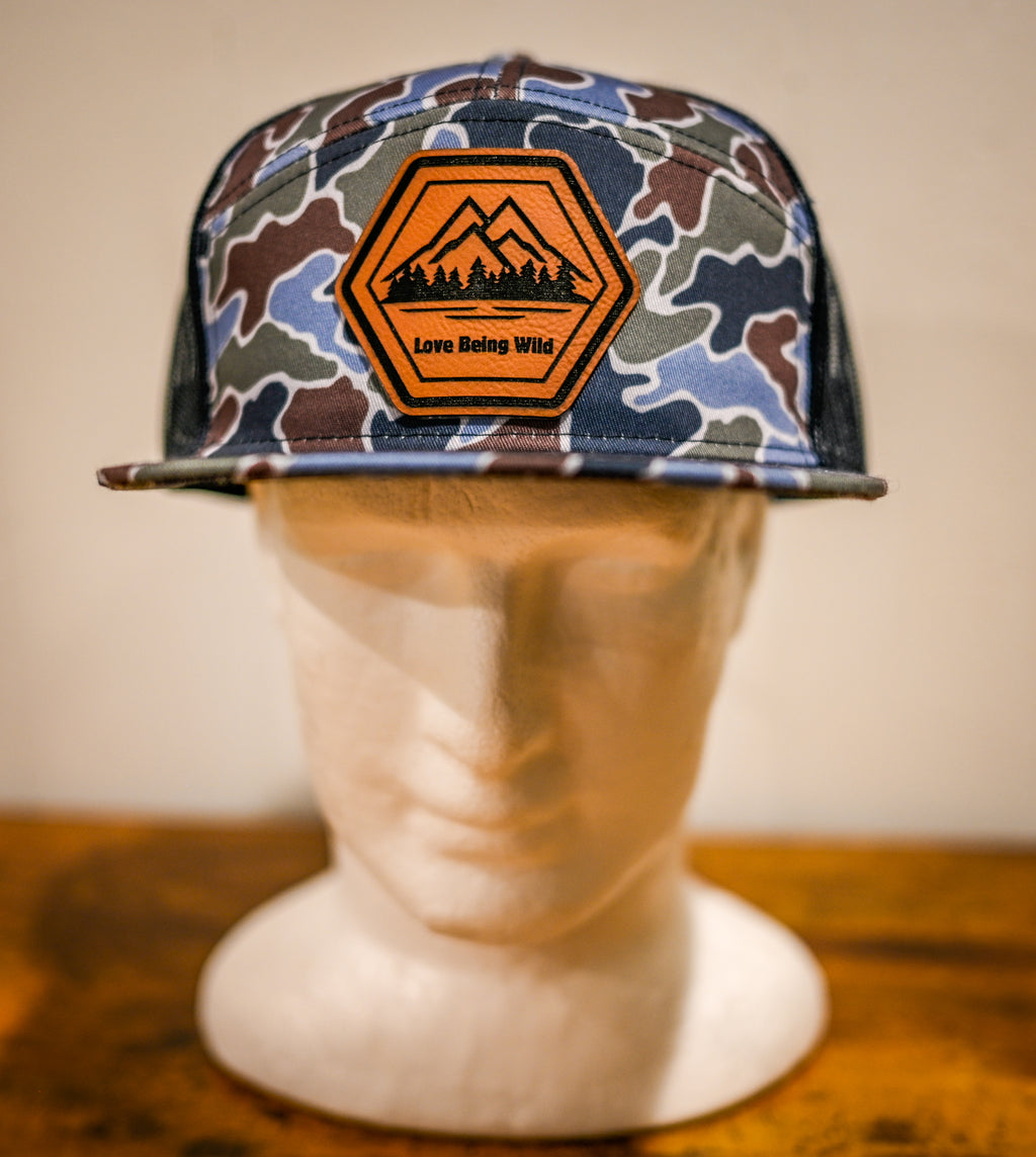 Blue Camo Nature Hat