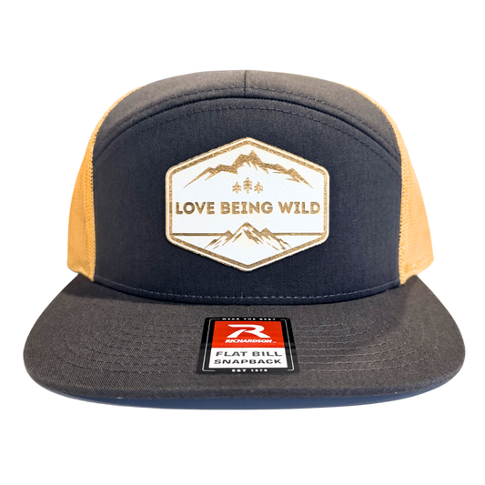 Mountain Badge Flatbill Snapback | Made in Tahoe Collection