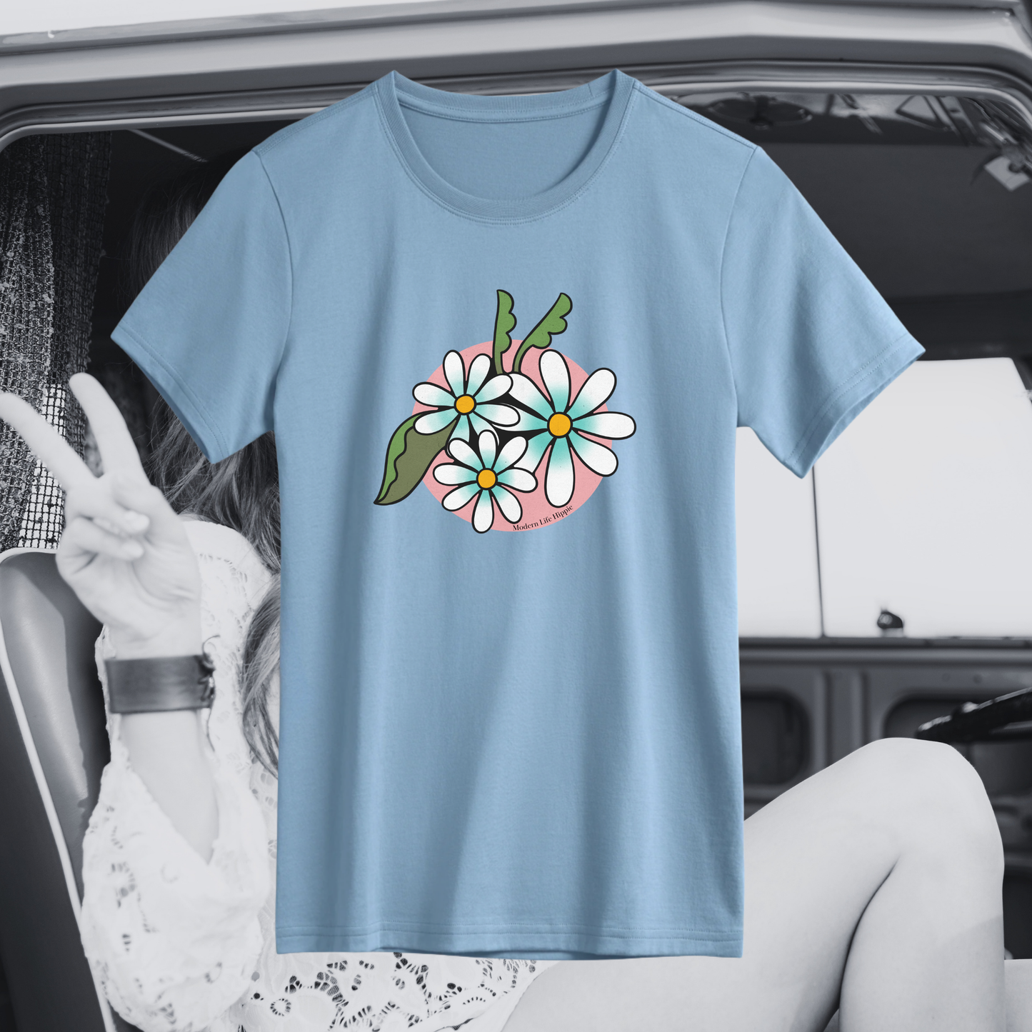 Simple Daisy Days Women's Shirt | Made in Tahoe Collection