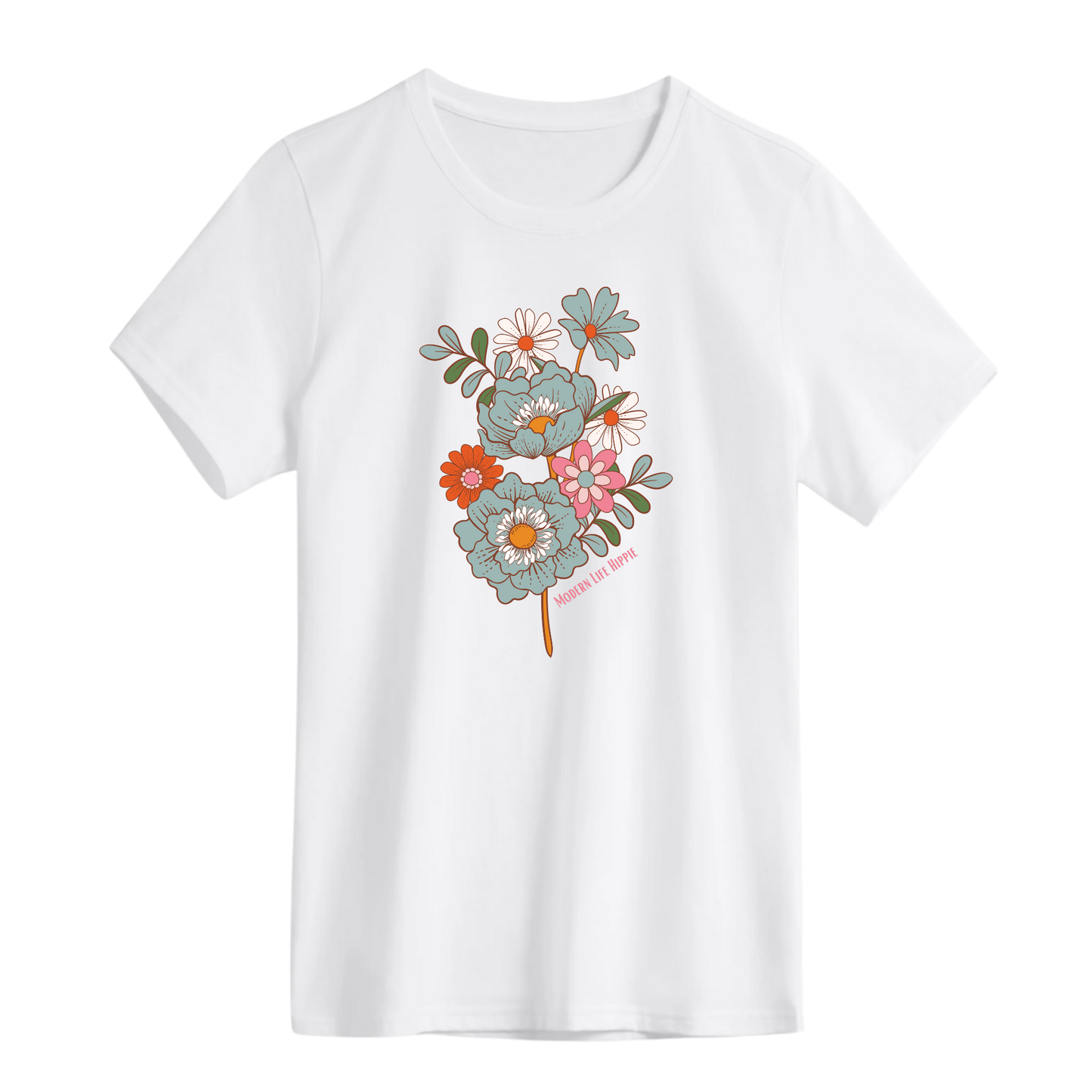 Sunny Bloom Bouquet Women's Shirt | Made in Tahoe Collection