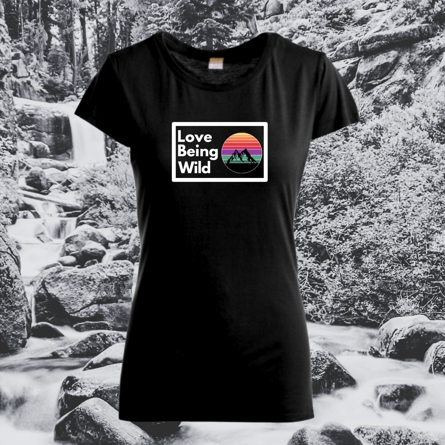Sunset Mountain Vibes Women’s Shirt | Made in Tahoe Collection