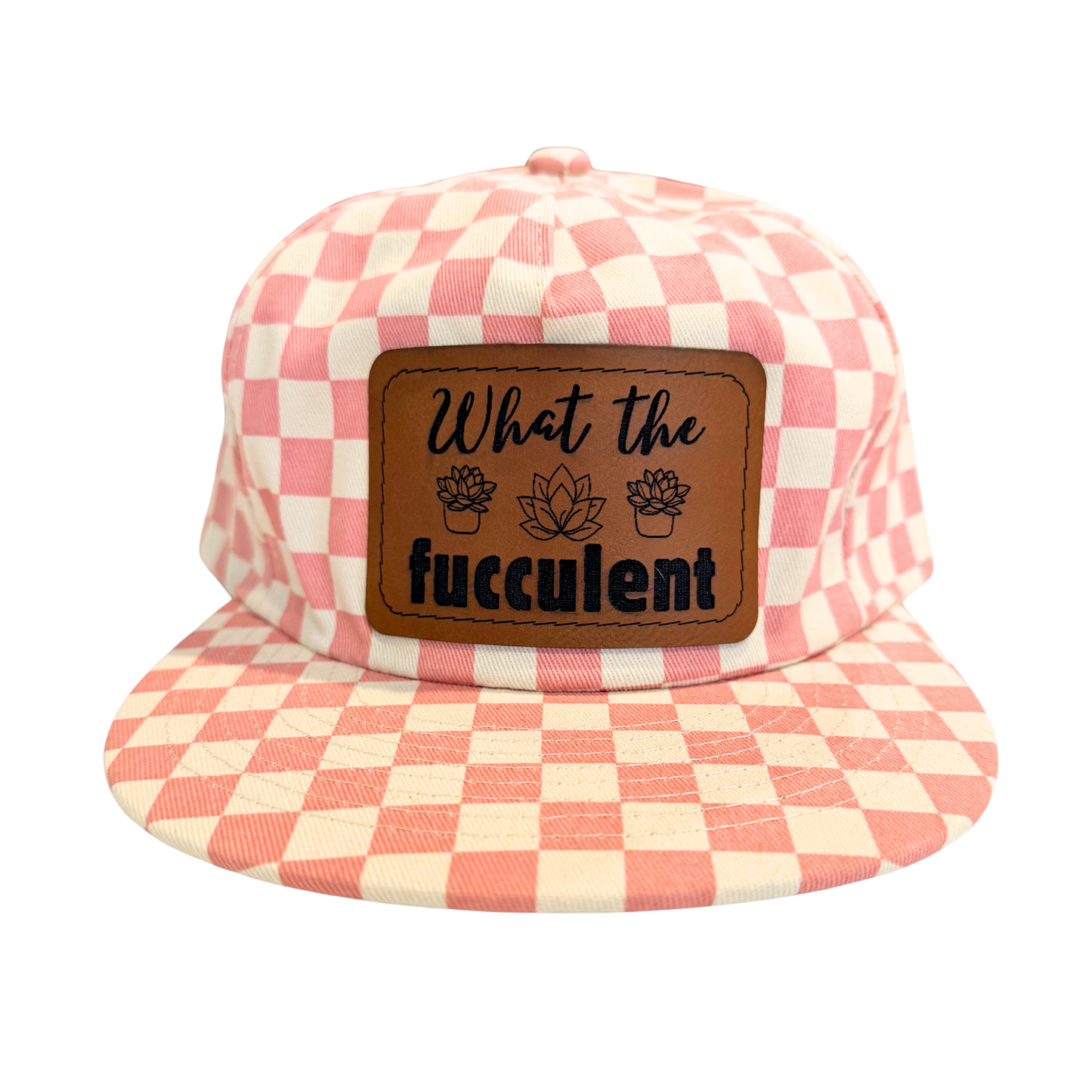What the Fucculent Checkerboard Hat | Made in Tahoe Collection