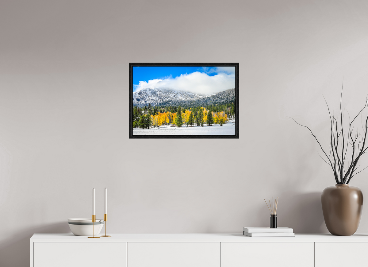 24 x 16″, Floater Frame Between Seasons