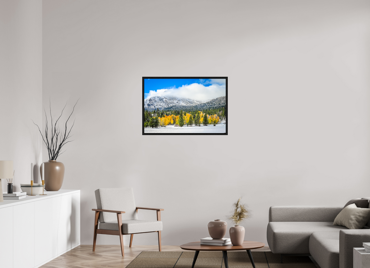 36 x 24″, Floater Frame Between Seasons