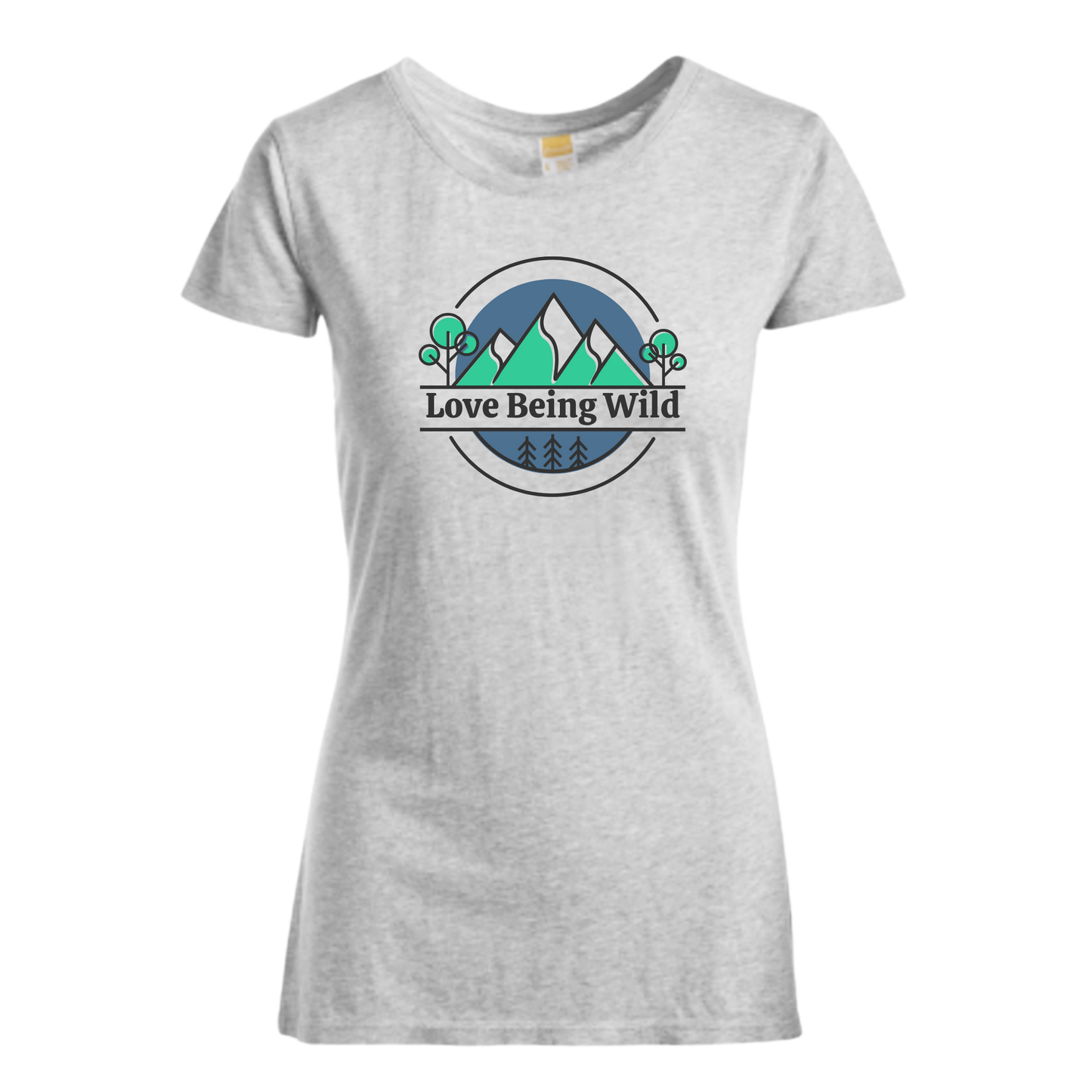 Love Being Wild Mountain Logo Women’s Shirt | Made in Tahoe Collection
