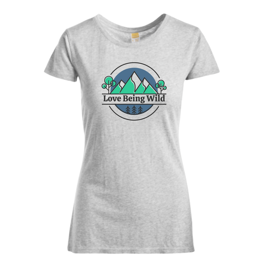 Love Being Wild Mountain Logo Women’s Shirt | Made in Tahoe Collection